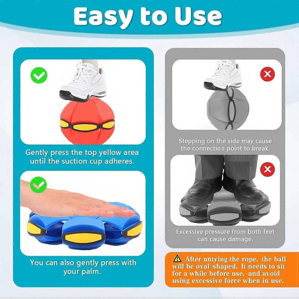 Fantastic Magic Ball, Magic Meta Ball, Magics Bouncing Balls, Dual Form Freely Switchable, Magics Bouncing Balls with 6 Light, Parent-Child Interactiv