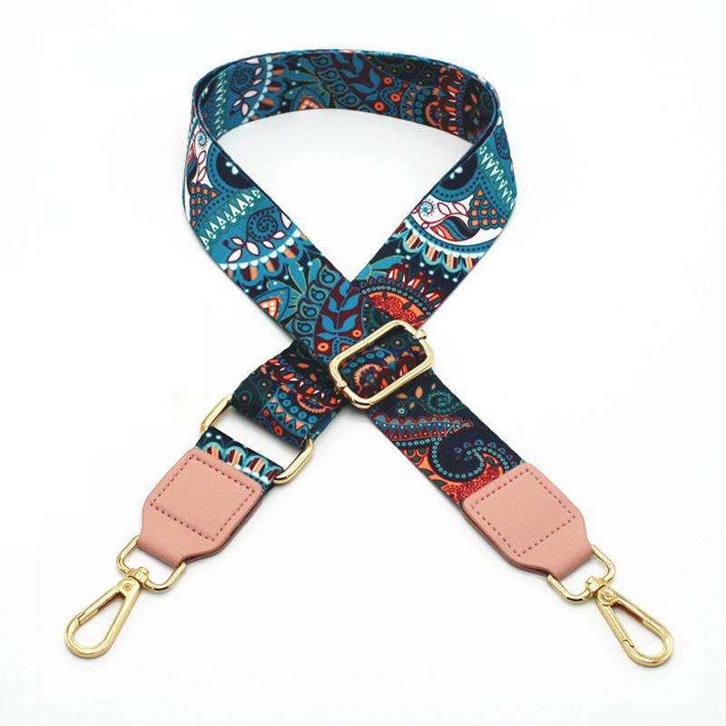 Colorful Bag Straps Nylon Crossbody Messenger Detachable Adjustable Handbag Shoulder Strap Women Purse Belt Accessory 3.8cm Wide