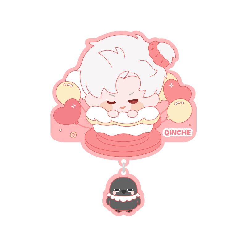 Presale Sunsyea Love and Deepspace Official Merch Original Keychain Caleb Sylus Xavier