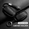 Leder Autoschlüsselhülle Abdeckung Schale für Lincoln Nautilus Corsair Aviator Navigator Auto Smart Fernschlüssel Schutz Auto Zubehör