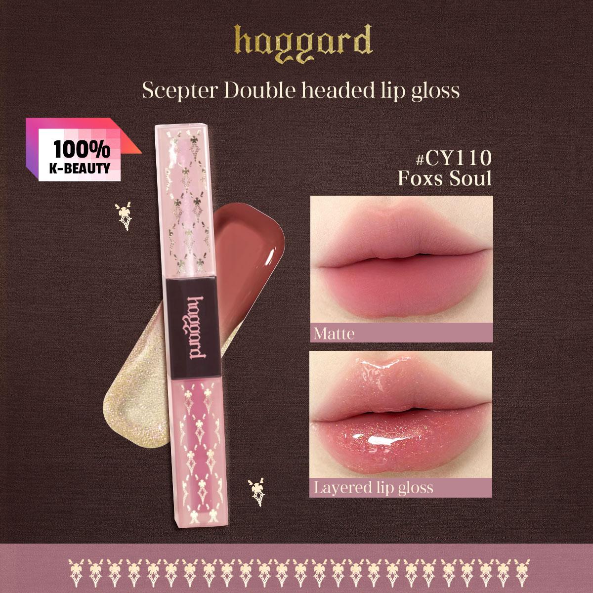 HaGGarD Emo monster Двусторонний блеск для губ 4,2 г/0,15 унции