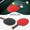 Carbon Fiber Table Tennis Racket Double Pimples-in Rubber Ping/Pong/Paddle Bat