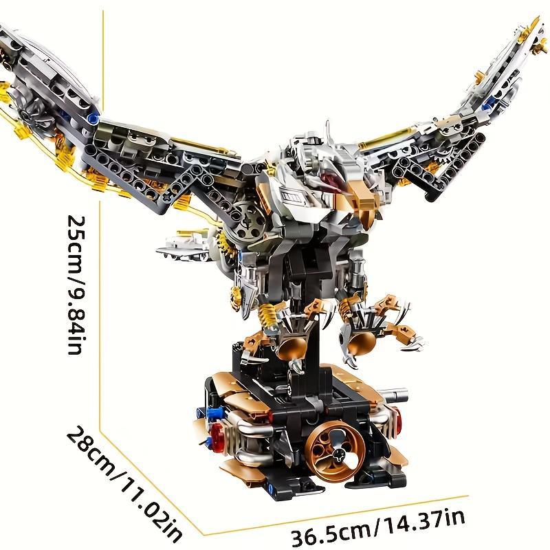 Cool Mechanical Eagle Model Building Block Set, With Multiple Movable Joints, High-Quality Abs Material, Home Decoration And Desktop Display