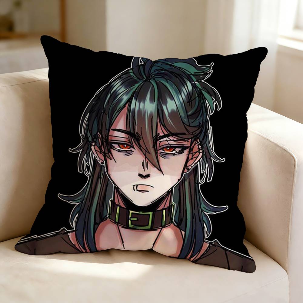 SSolivan TThe Kid at the BBack  Square DoubleSided printed Pillow Case Bedroom Bedside Pillow Sofa Cushion Cover