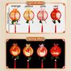 Glowing Pomegranate Lantern Chinese Style Handheld Lanterns Mid-Autumn Lanterns  Lantern Festival