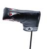 Golf Putter Cover Dustproof Velvet Lining Wear Resistant Exquisite Pattern Waterproof Faux Leather Golf Club Head Cover Golf Putter Protector