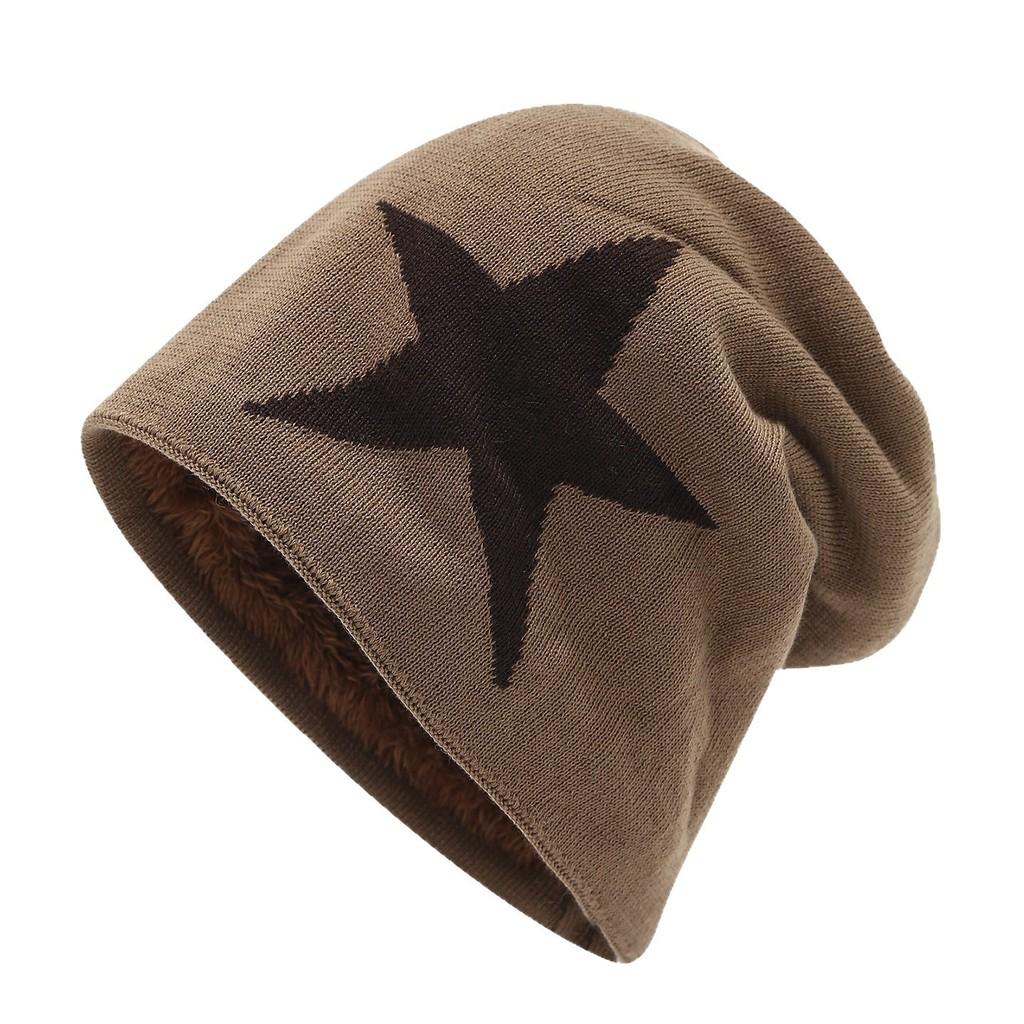 Knit Hat Men Winter Beanie With Fleece Lining For Outdoor Casual Warmth