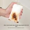 Double-Sided Natural Loofah & Cotton Dishwashing Cloth - Absorbent & Oil-Repellent Cleaning Pad