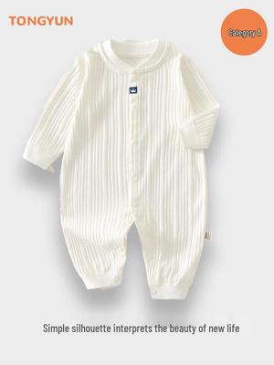 Baby- und Kleinkind-Vierjahreszeiten-Baumwoll-Langarm-Body & Strampler