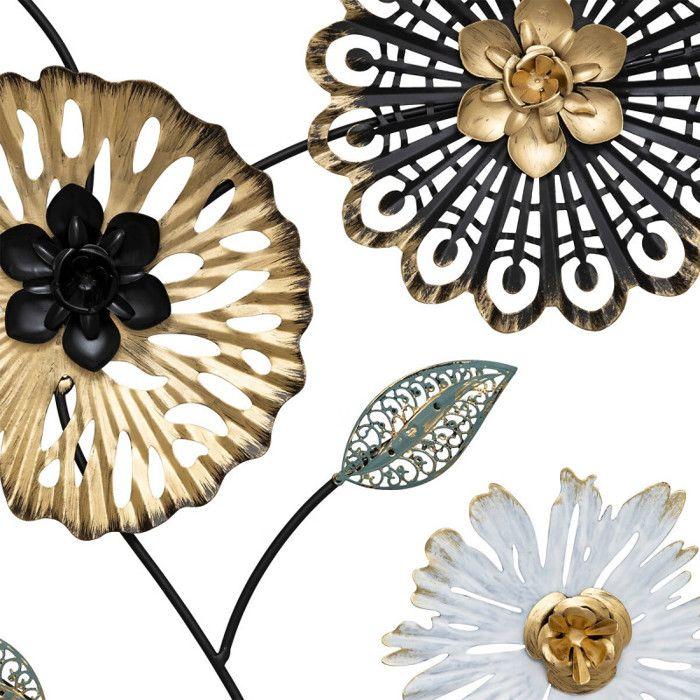 Wanddeko "Florine" Metall 40 x 60 cm Atmosphera