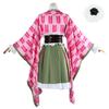 Demon Slayer Mitsuri Kanroji Cosplay Costume, AnimeCharacter Outfit