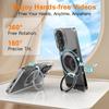 360° Magnetische Halterung Hülle Für Samsung Galaxy S26 Ultra S25 S24 Plus S23 Für Magsafe Klare Ständer Halter Kabelloses Lade Cover