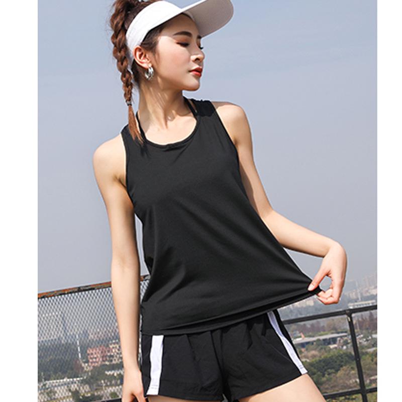 Women's Quick-Dry Racerback Yoga Tank Top - Loose Fit for Running & Fitness