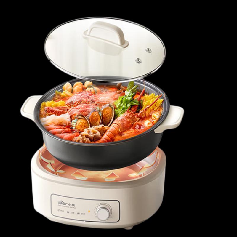 Bear 4L Multi-function Electric Hot Pot CN plug (adapter included)