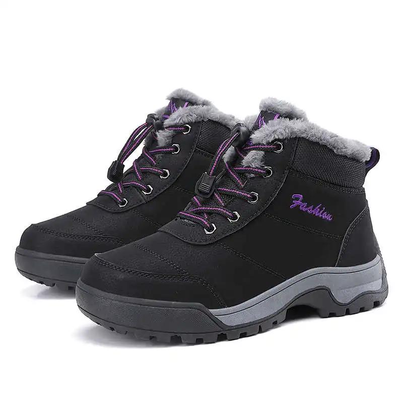 Fashion Zimni Fur Padded Camp Shoes Hike Up Women's Ladies Sneakers Sport High-end Super Deals Mobile Sepatu Advanced Low Prices