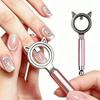 3D Cat Ear Nail Magnet Tool Hollow Cat Eye Manicure for Magnetic Gel Polish French Line Aurora Cat Eye Nail Art Magnet Stick