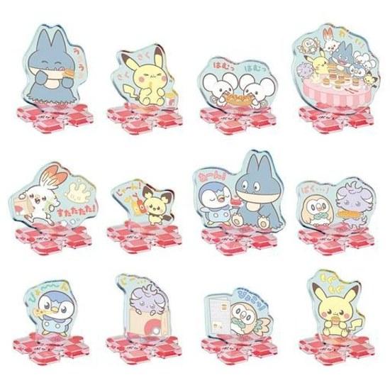 Takara Tomy Pocket Monster Pokemon Pokepiece Chokonto Tsunagaru Acrylic Stand Diner BOX