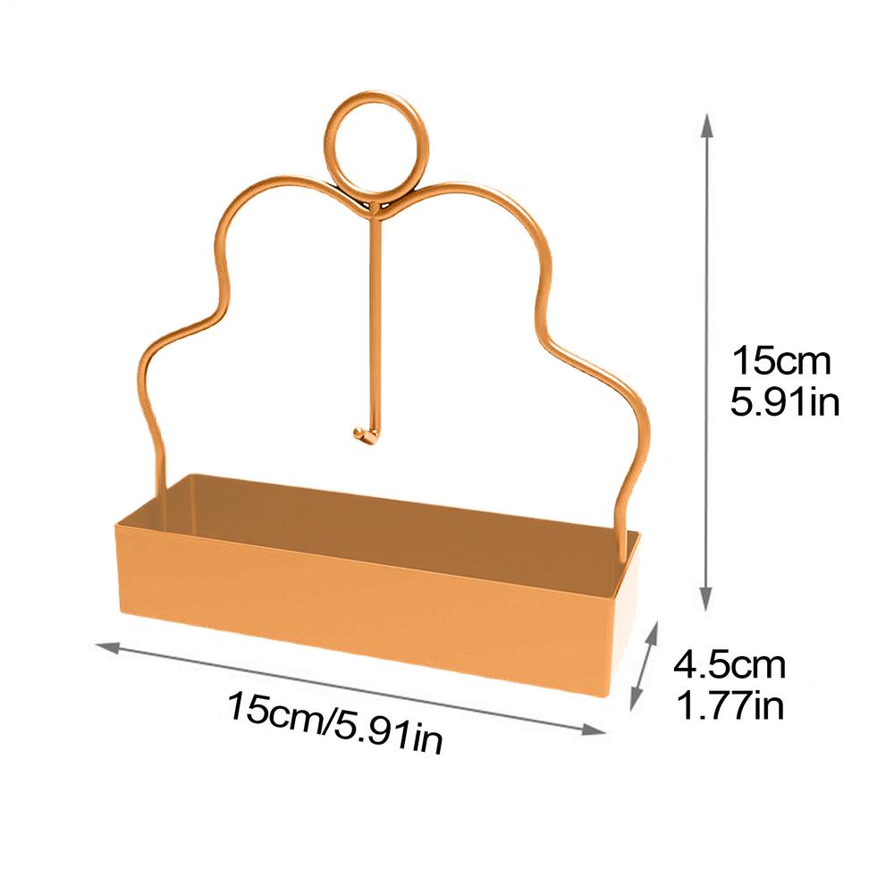 

Creative Mosquito Coil Holder With Tray With Handle Summer Day Iron Mosquito Repellent Incenses Rack Plate Home Decor жёлтый