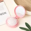 Mini folding hair brush head  airbag hair comb anti-static styling accessories portable travel hair brush comb