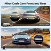 10 Inch IPS Touch Screen Dash Cam 1080P Wide Angle Lens Loop Recording Gravity Sensor Parking Monitoring