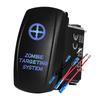 12V 24V Boat Trim Tabs Switch (ON)-OFF-(ON) Momentary Rocker Switch Waterproof Blue Light ON-OFF Toggle Switch With Harness Switches4
