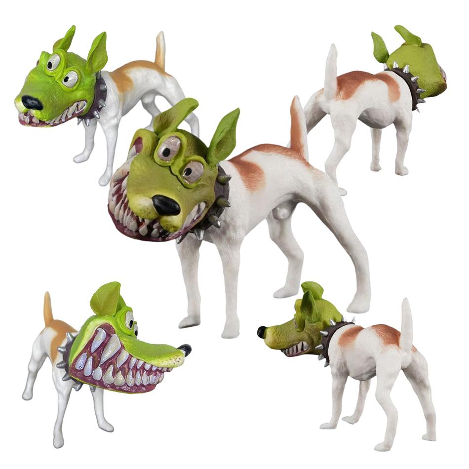 7cm/2.75in The Mask Comedy Film Cartoon Cute Dog Action Figures Statue  Model Figurine Desktop Decor Ornaments Holiday Gifts Toy