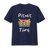 Picnic Time Ants Carry Off the Basket Funny Design T Shirt Vintage Washed Breathable Fashion Unisex Versatile