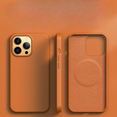 Anwendbar auf iPhone16 Offizielle Website Magnetische Lade Handyhülle Apple 15 Leder Neu 14proMax Sturzschutzhülle