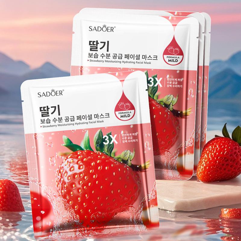 Fruit Moisturizing and Hydrating Mask SADOER Moisturizing and Rejuvenating Brightening Mask l