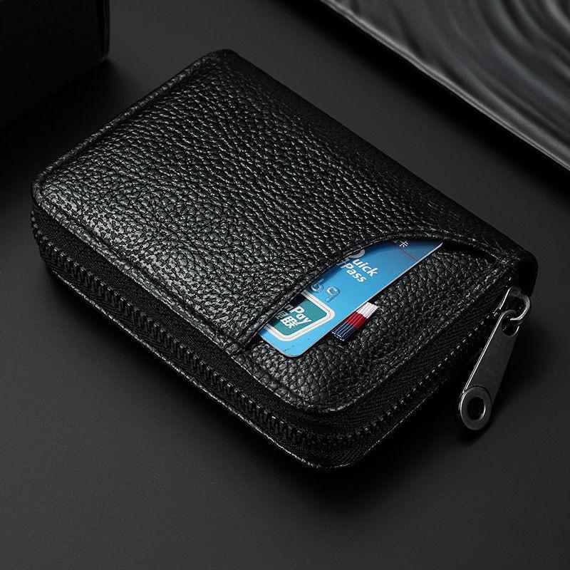 Popular Large Capacity Card Holder for Men and Women - Compact Design with ID and Bank Card Slots