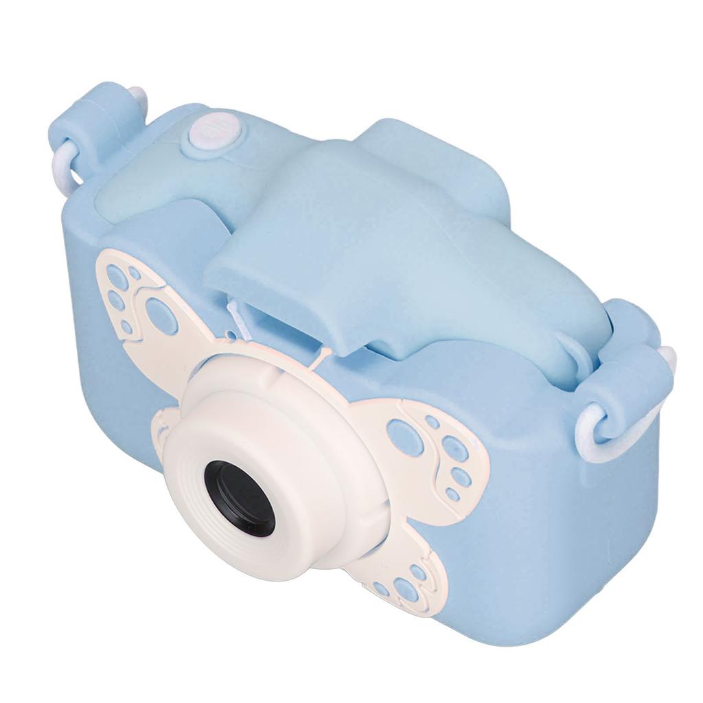 Kids Camera 2in IPS HD Screen Front Rear Camera Game MP3 Video Recording Toddler Camera for Kids Ages 3 to 10 Blue