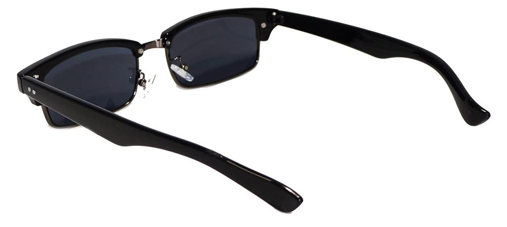 [CYPHUS] Cyphus Metal Frame Sunglasses, Men's & Women's, Unisex, Casual Fashion, UV Protection (BlackSmoke)