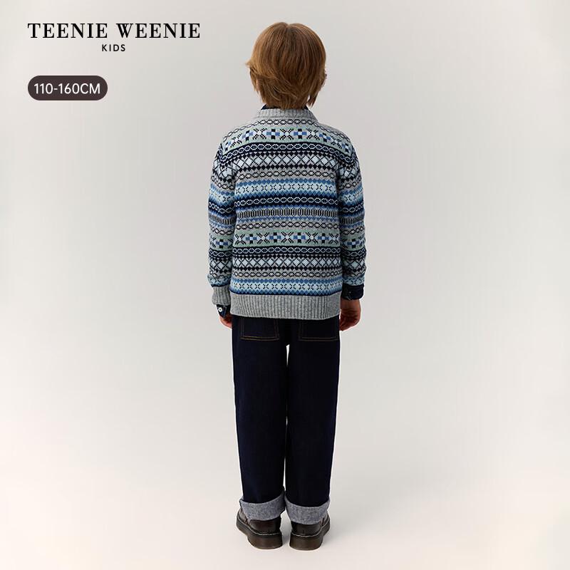 Teenie Weenie Kids Boys' Jacquard Pullover Sweater