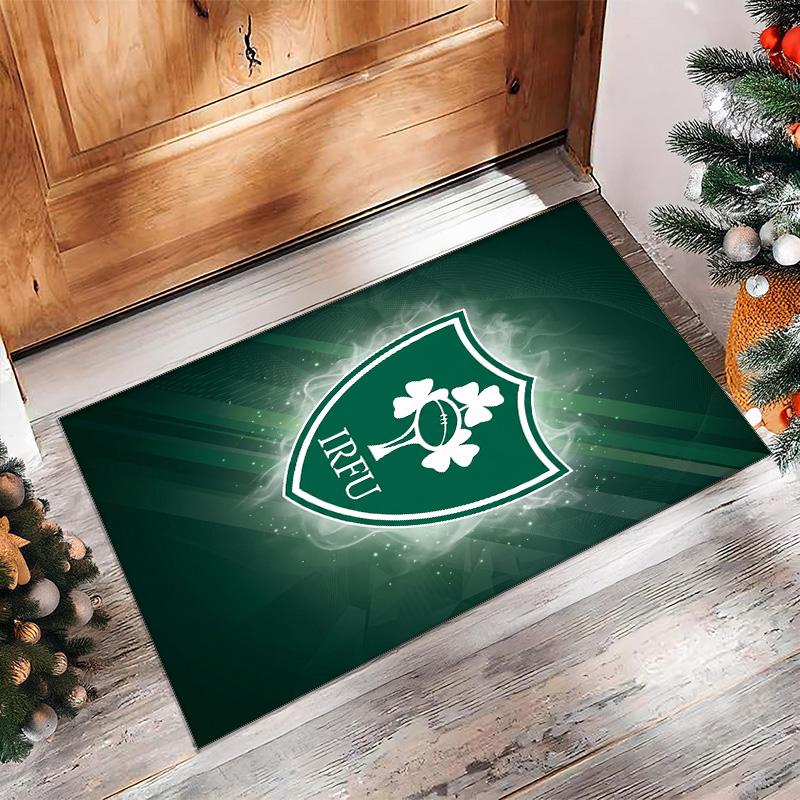 Ireland Rugby Crystal Velvet Carpet Soft Anti?Slip Floor Mat Comfortable Home Living Room Bedroom Decor Rug