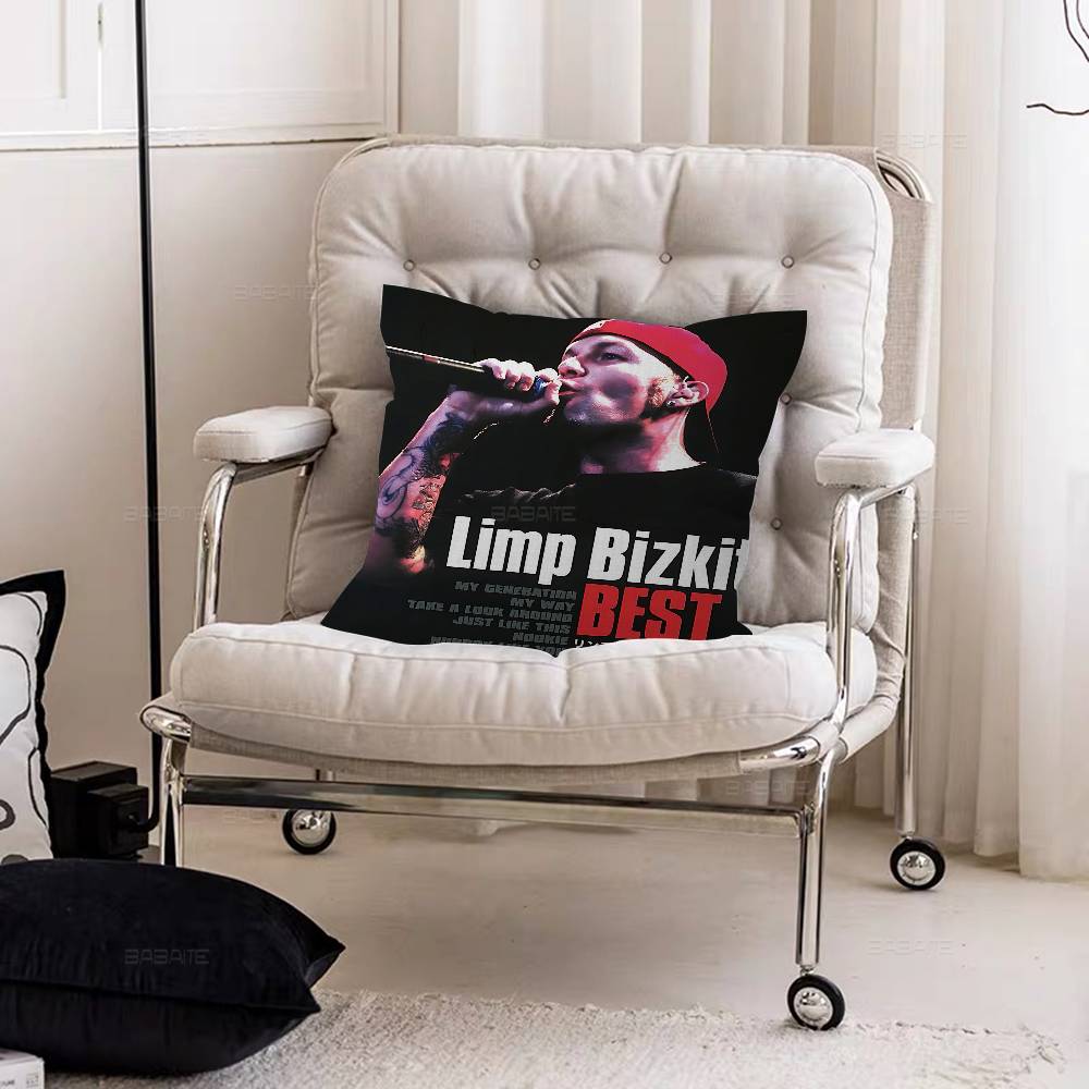Rock Band L-Limp Bizkit Pillow Cover Design Cushion Cover Decor Holiday Decorati