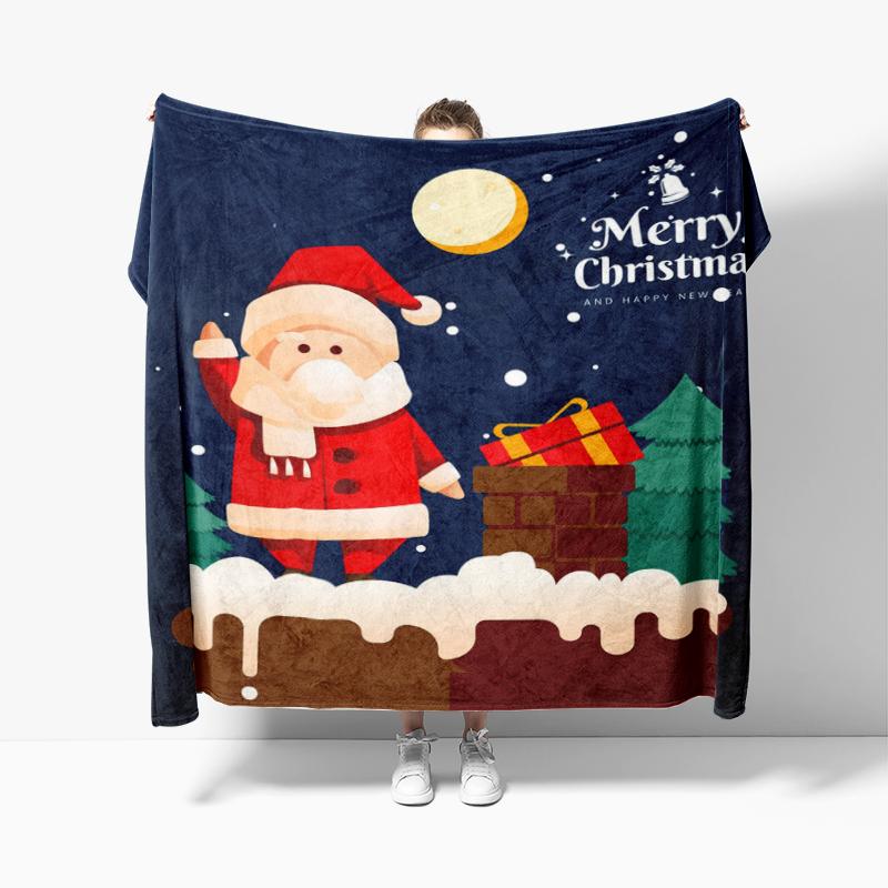 Wohndekoration Plüsch Überwurf Sofadecke Tagesdecke Bett flauschig weiche Decken Dekor Plaid Modern Halloween Frohe Weihnachten Winter