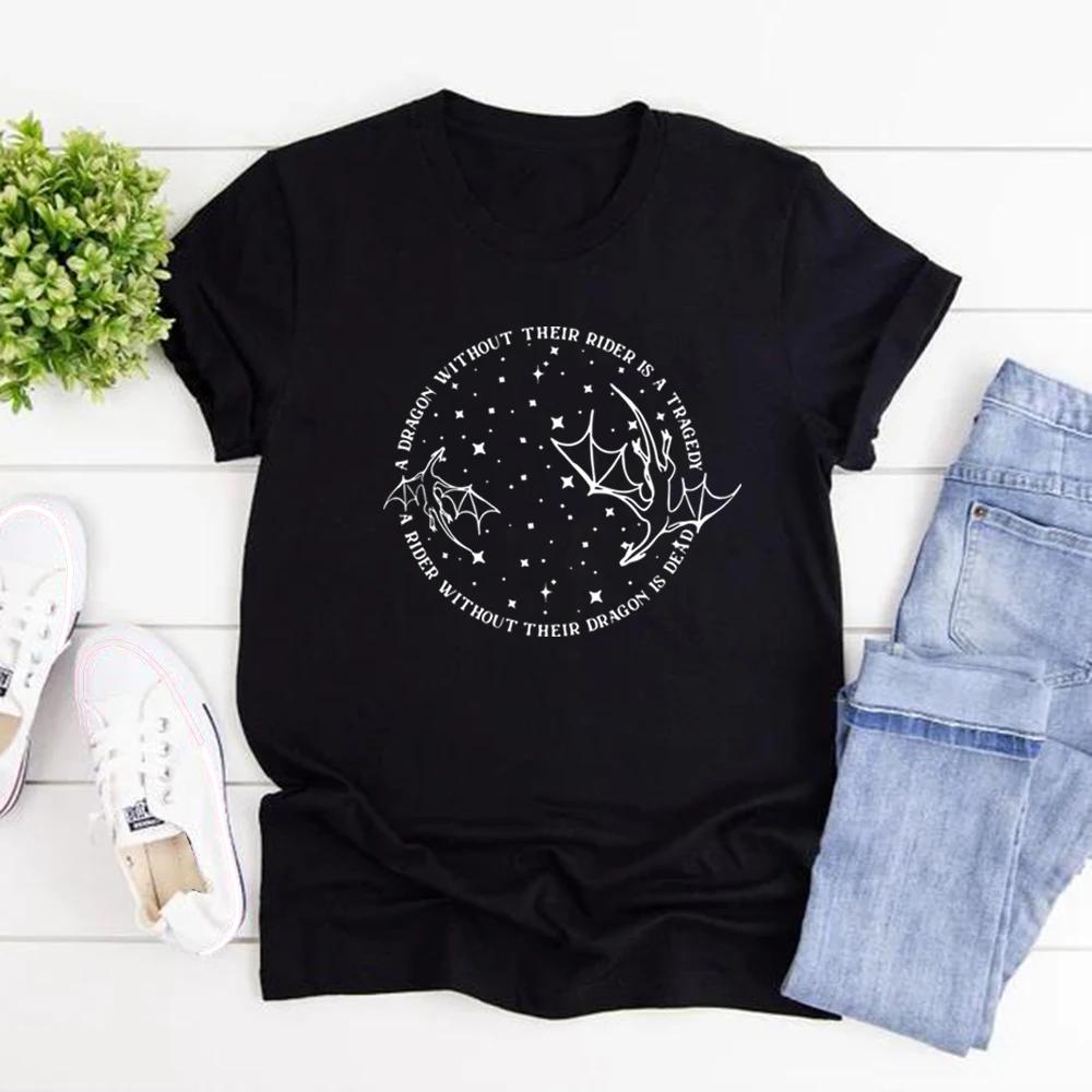 Fourth Wing T-Shirt Basgiath War College Shirt Unisex Short Sleeve T-shirts Dragon Shirts Vintage Graphic Tees Book Lovers Gift