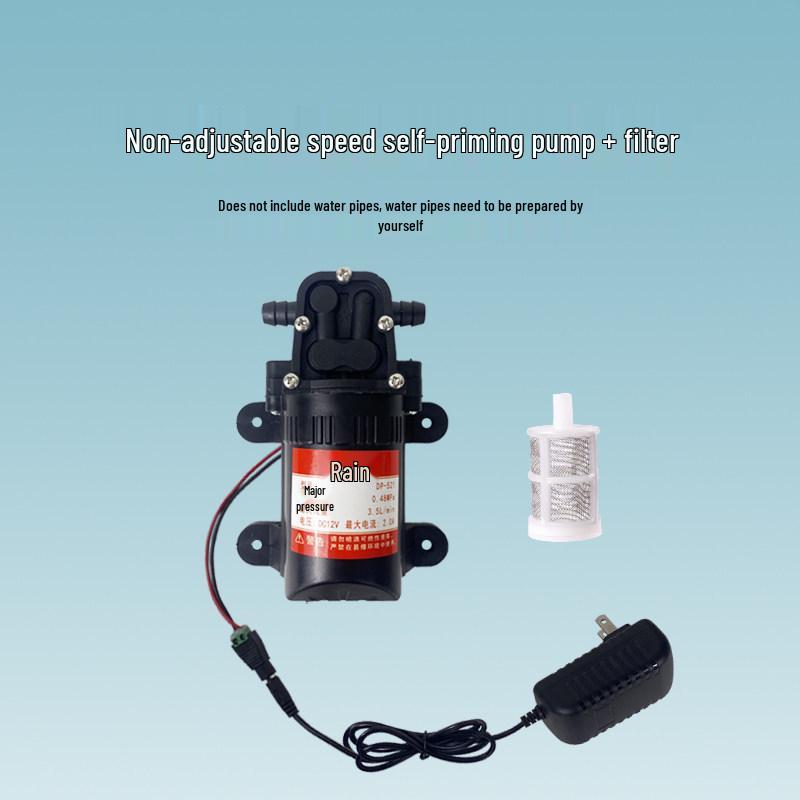 

Household Water Purifier and Booster: Self-Priming Micro Electric Pump for Water Absorption and Isolation