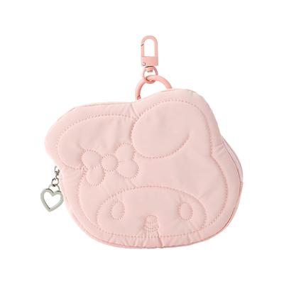 Pass Case My Melody Commuter Pass ID Card Case 247758 [Sanrio] Face-shaped (Fuwapuku Winter)