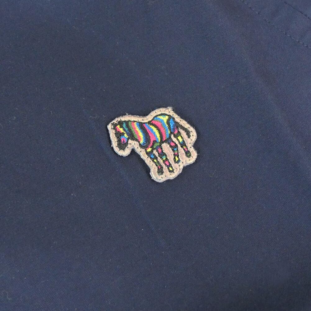 Paul Smith Casual Shirt M2R 599R FZEBRA Size M Men's Navy, [Used]