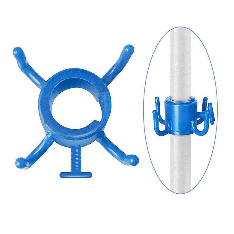 Strandschirmhaken zum Aufhängen Campingausflug Vier Ecken Strandschirmhaken Verschluss für Handtücher Taschen Hüte Zeltzubehör Zelthaken