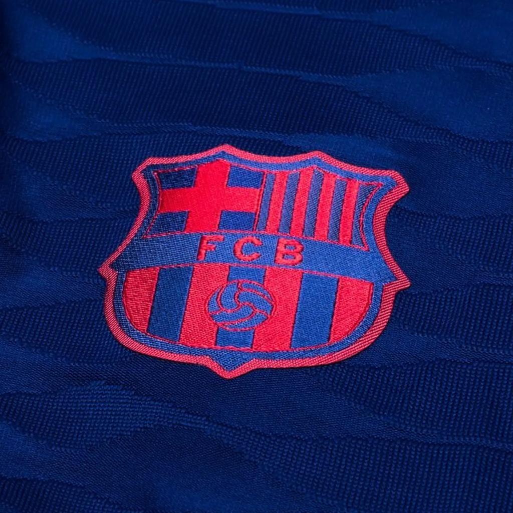 Nike Slim Fit Paneled Soccer Training Pants Player Version Barcelona 20-21 Men Bottoms Navy-Blue CW1388-455