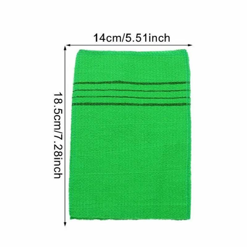 1PC Exfoliating Bath Pad Towel Korean Asian Exfoliating Bath Washcloth Body Scrub Shower Double Sided Exfoliating Cloth Gloves