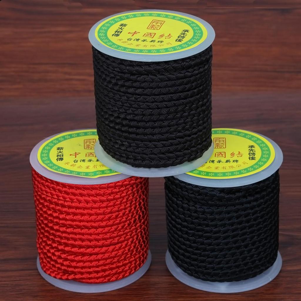 11 Meter Seidengarn Knoten Perlen Armband Halskette Geflochtenes DIY Schmuckzubehör
