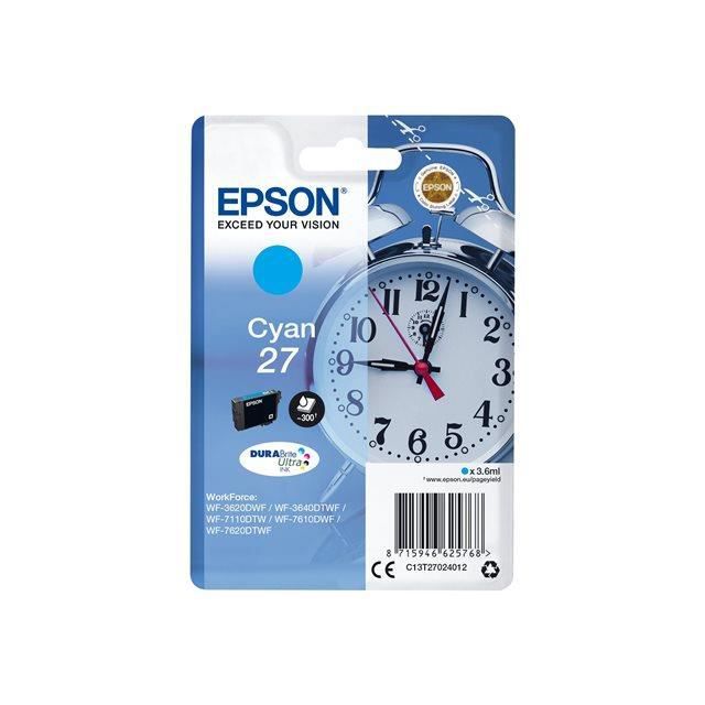Epson T2702 Cyan Ink Cartridge - Wake-up (C13T27024012)