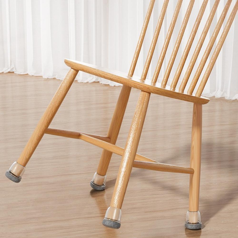 8pcs Felt Bottom Furniture Floor Feet Cup Thick Chair Leg Caps Decor Furniture Table Leg Pad  Home