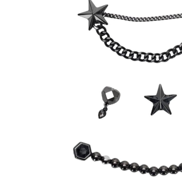 Crocs - Contemporary Design Zinc Alloy Shoe Accessories Unisex Black