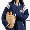Anta Life Series Letter Single Button Color Block Baseball Jacket Unisex Jackets Dark-Navy 152338602-1