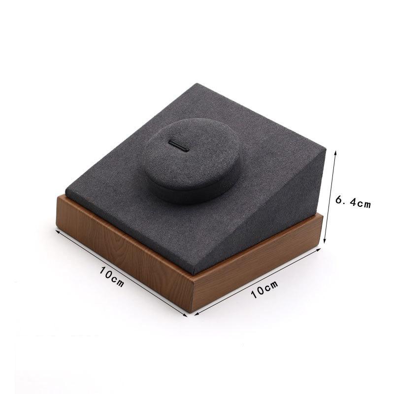 

Bracelet Display Stand Microfiber Bangle Rack Bracelet Holder Stable Bangle Holder For Shopping Mall Photo Display Store сірий