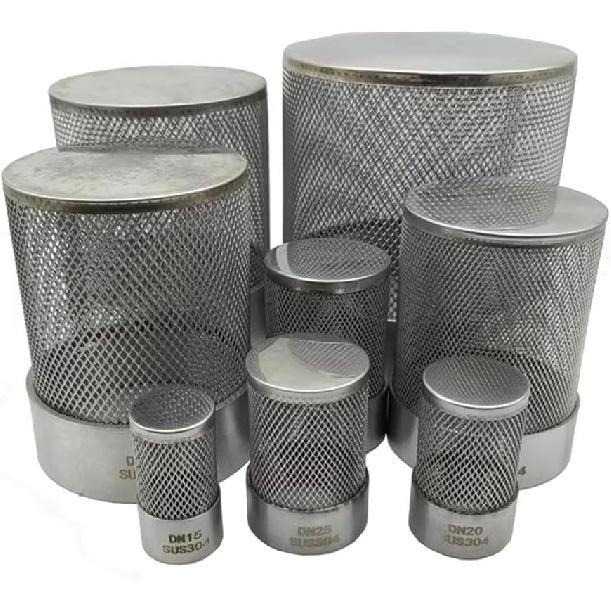 Water Filter, Pipeline Filter, 1pcs Stainless Filter, 1/2" 3/4" 1" 1-1 * 2" 2" 3" 4" Female Thread Filter for Garden Irrigation Aquarium Water Pump,